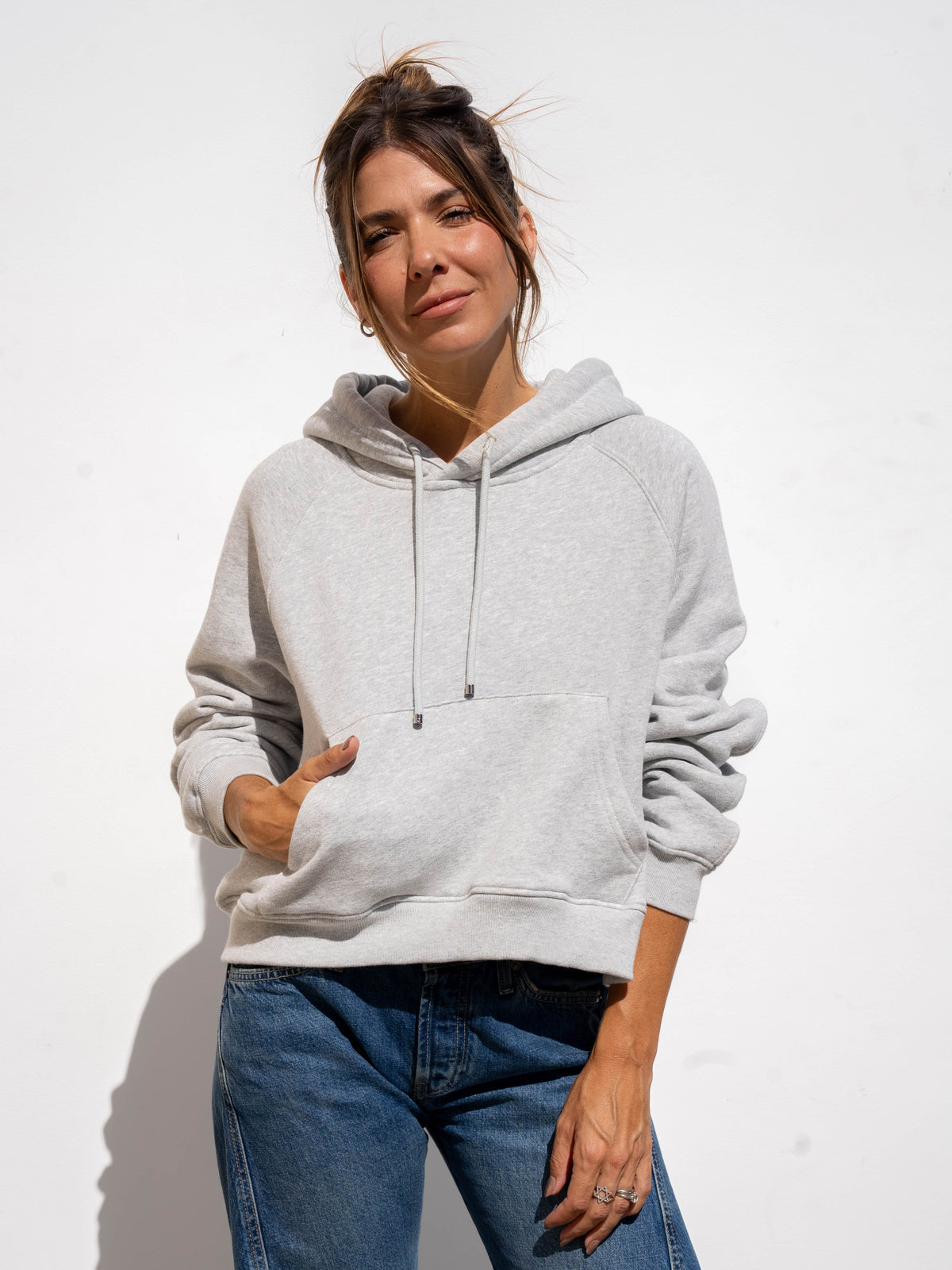 Statement Strings™ Ready Hoodie - Heather Grey