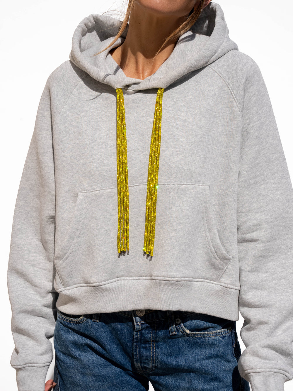 SWING Strings Hoodie - Heather Grey