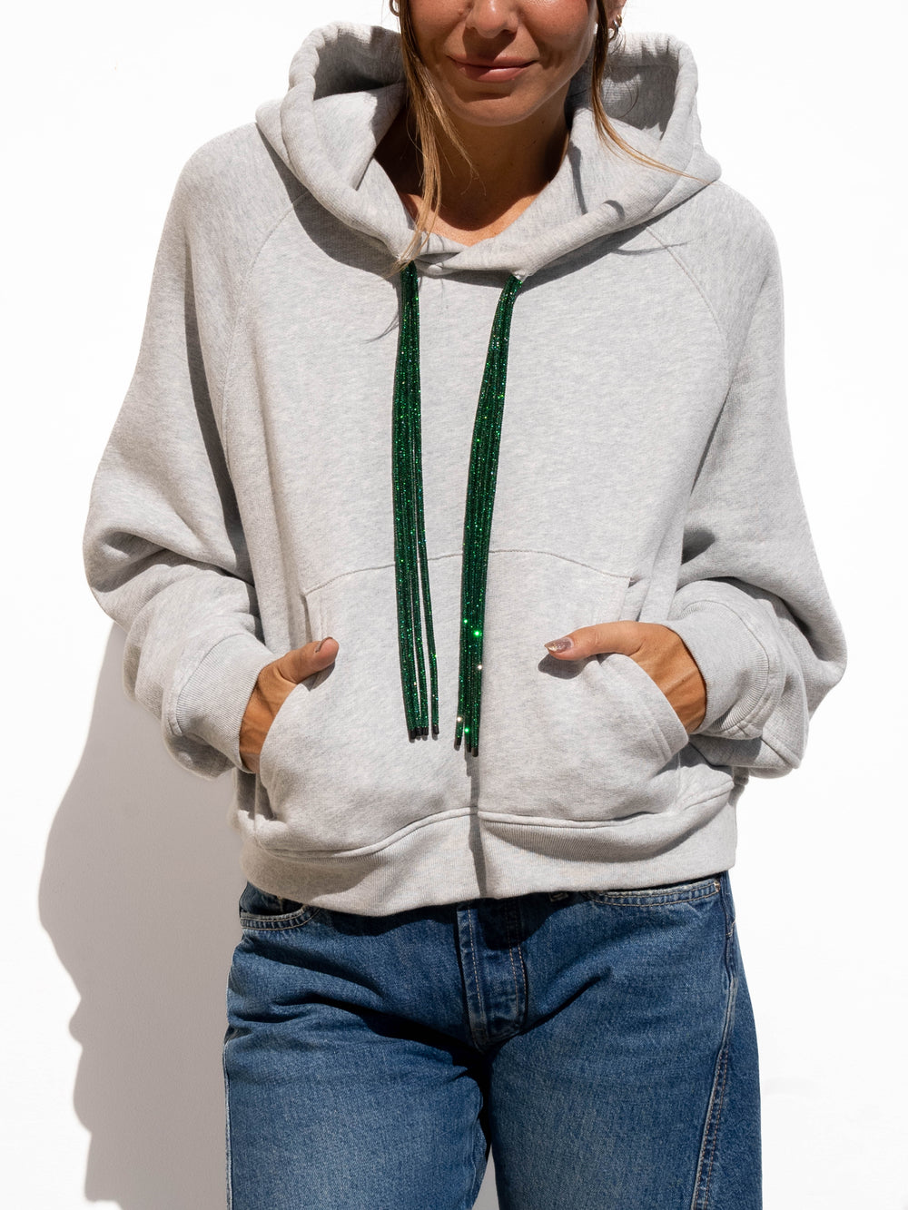 SWING Strings Hoodie - Heather Grey