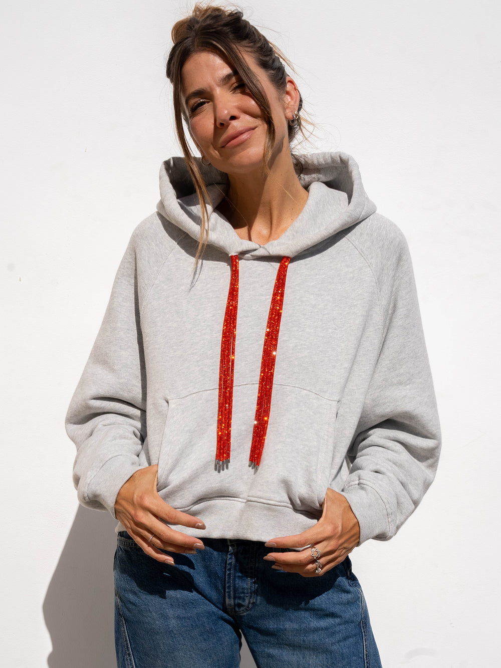 SWING Strings Hoodie - Grey