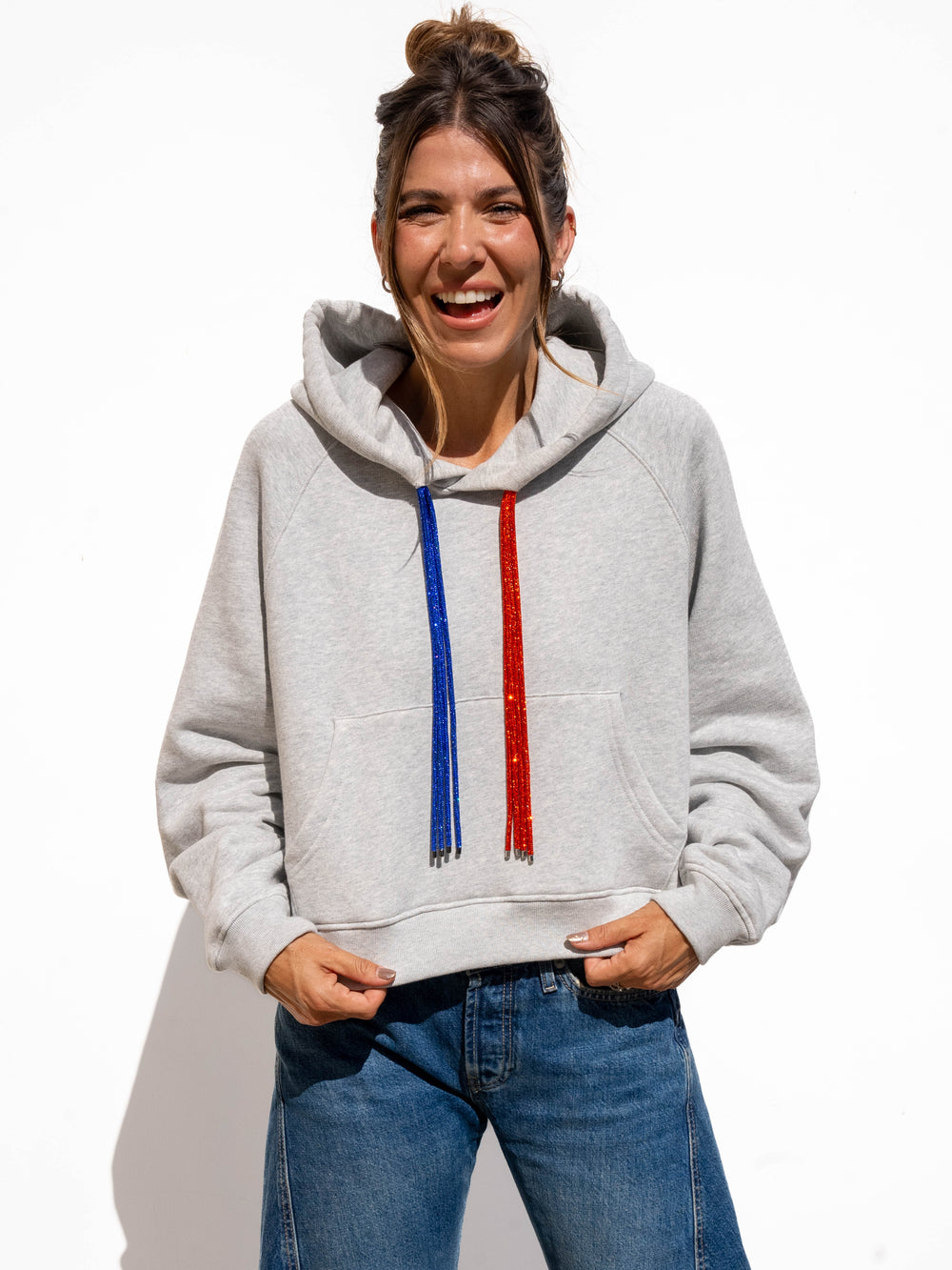 SWING Strings Hoodie - Heather Grey