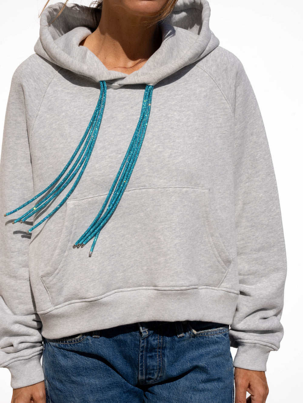 SWING Strings Hoodie - Heather Grey
