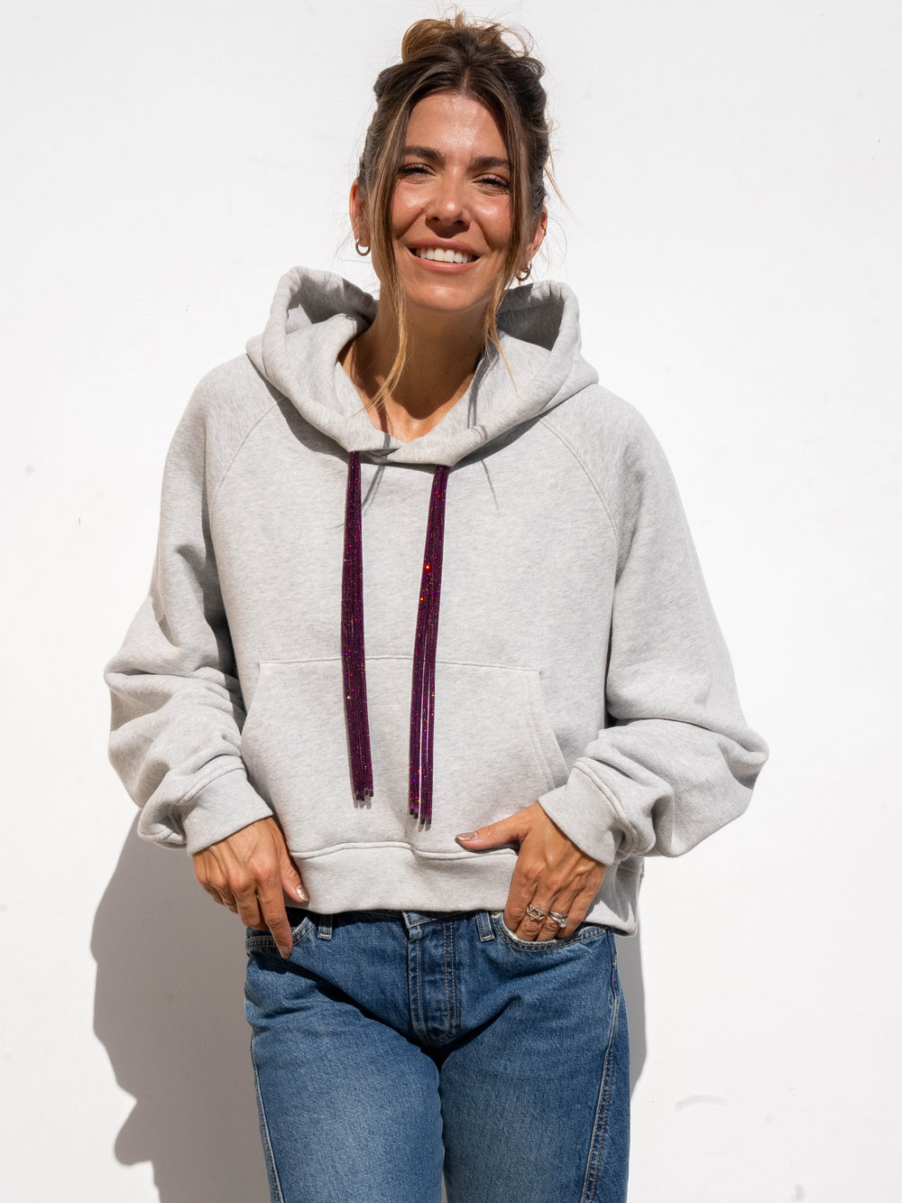SWING Strings Hoodie - Grey