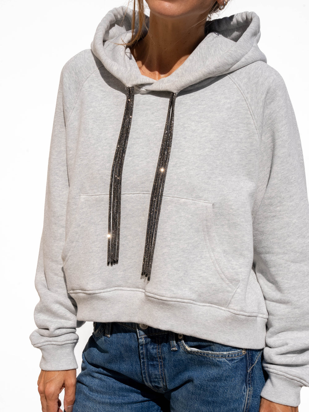 SWING Strings Hoodie - Heather Grey