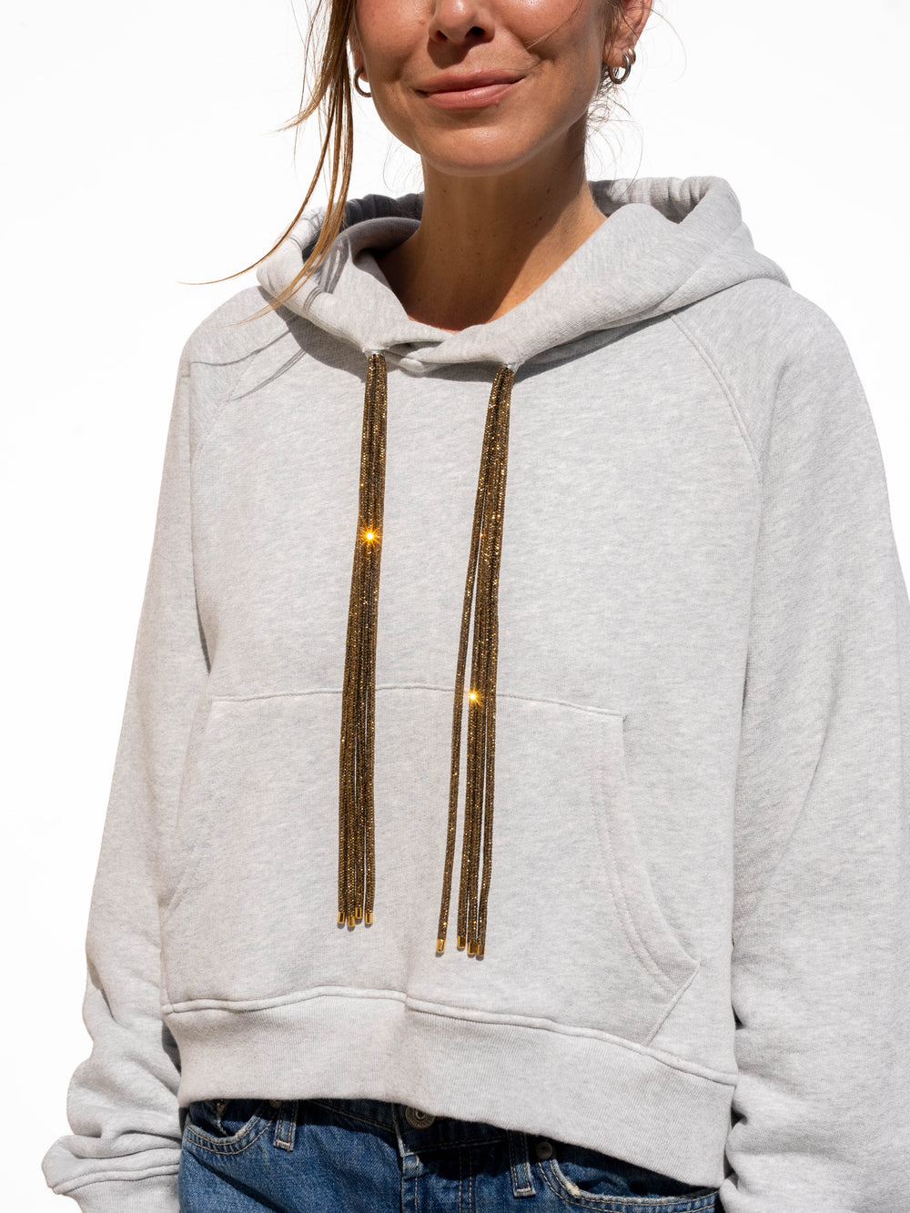SWING Strings Hoodie - Heather Grey