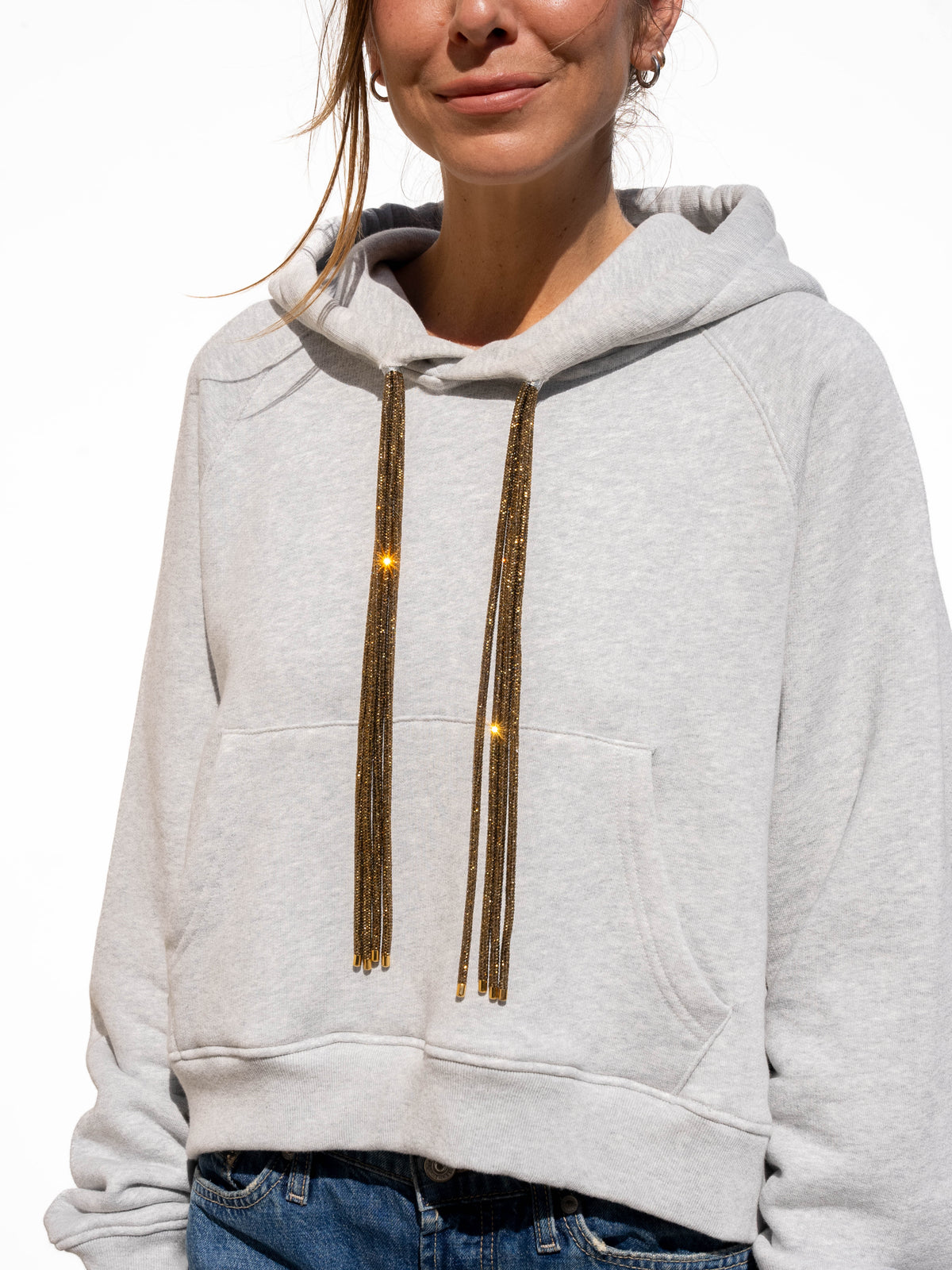 SWING Strings Hoodie - Heather Grey
