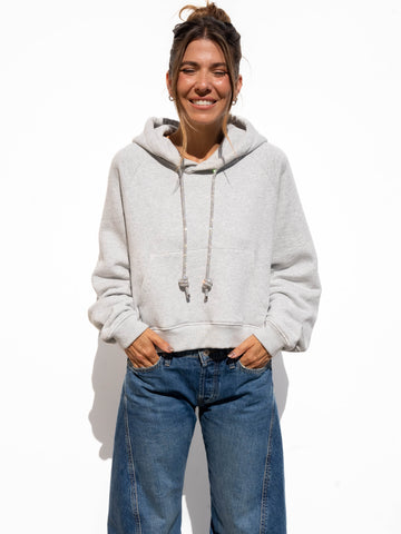 LOOP Strings Hoodie - Heather Grey