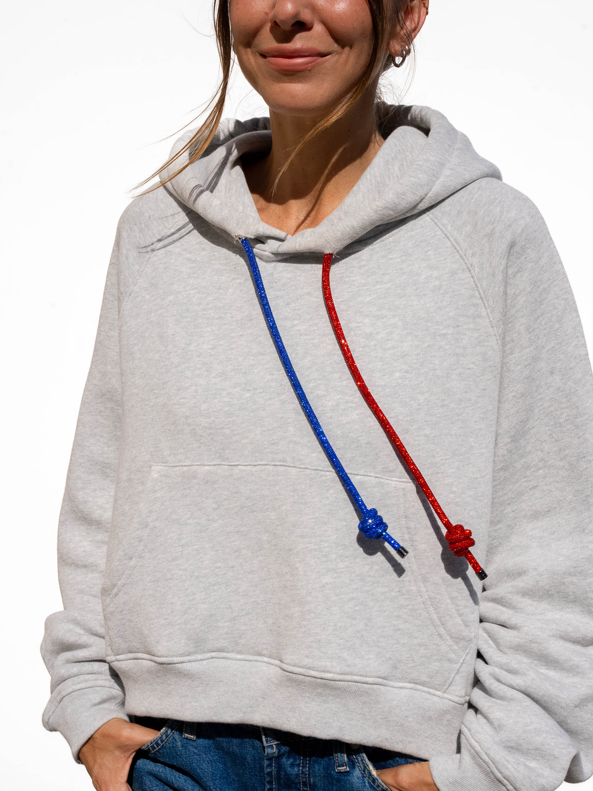 LOOP Strings Hoodie - Heather Grey
