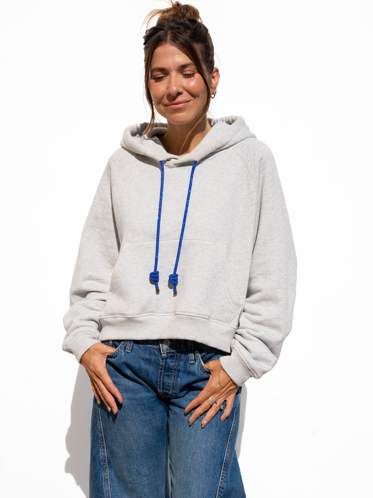 LOOP Strings Hoodie - Heather Grey