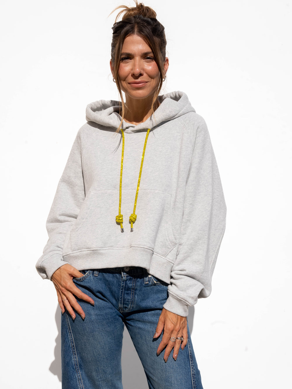 LOOP Strings Hoodie - Heather Grey