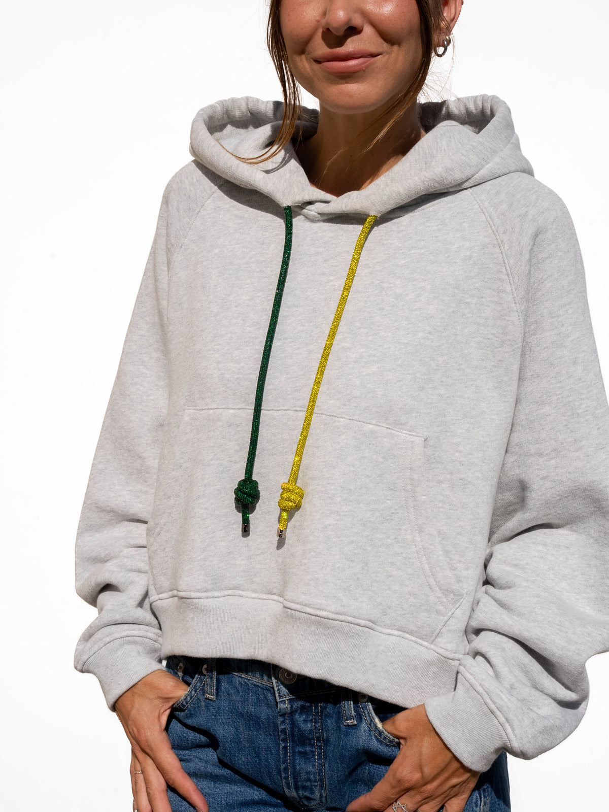 LOOP Strings Hoodie - Heather Grey