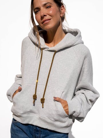 LOOP Strings Hoodie - Heather Grey