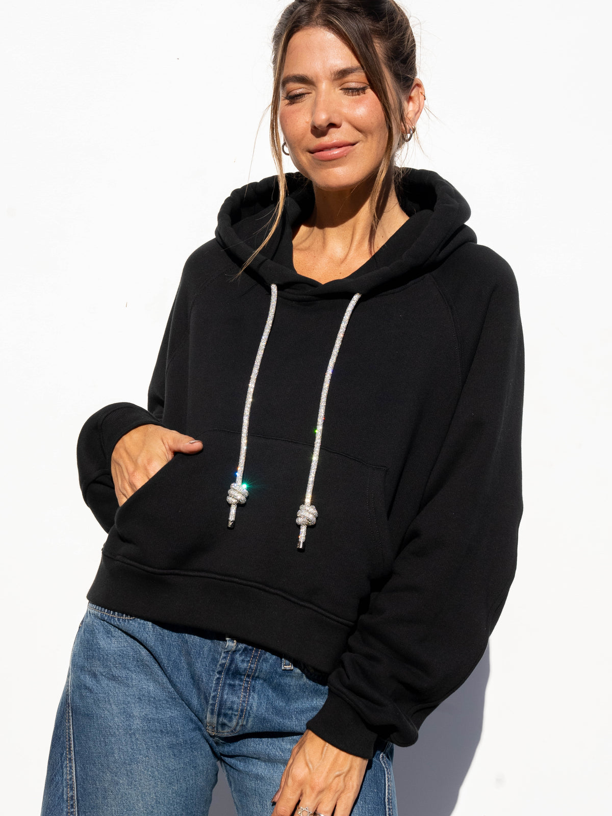 LOOP Strings Hoodie - Black