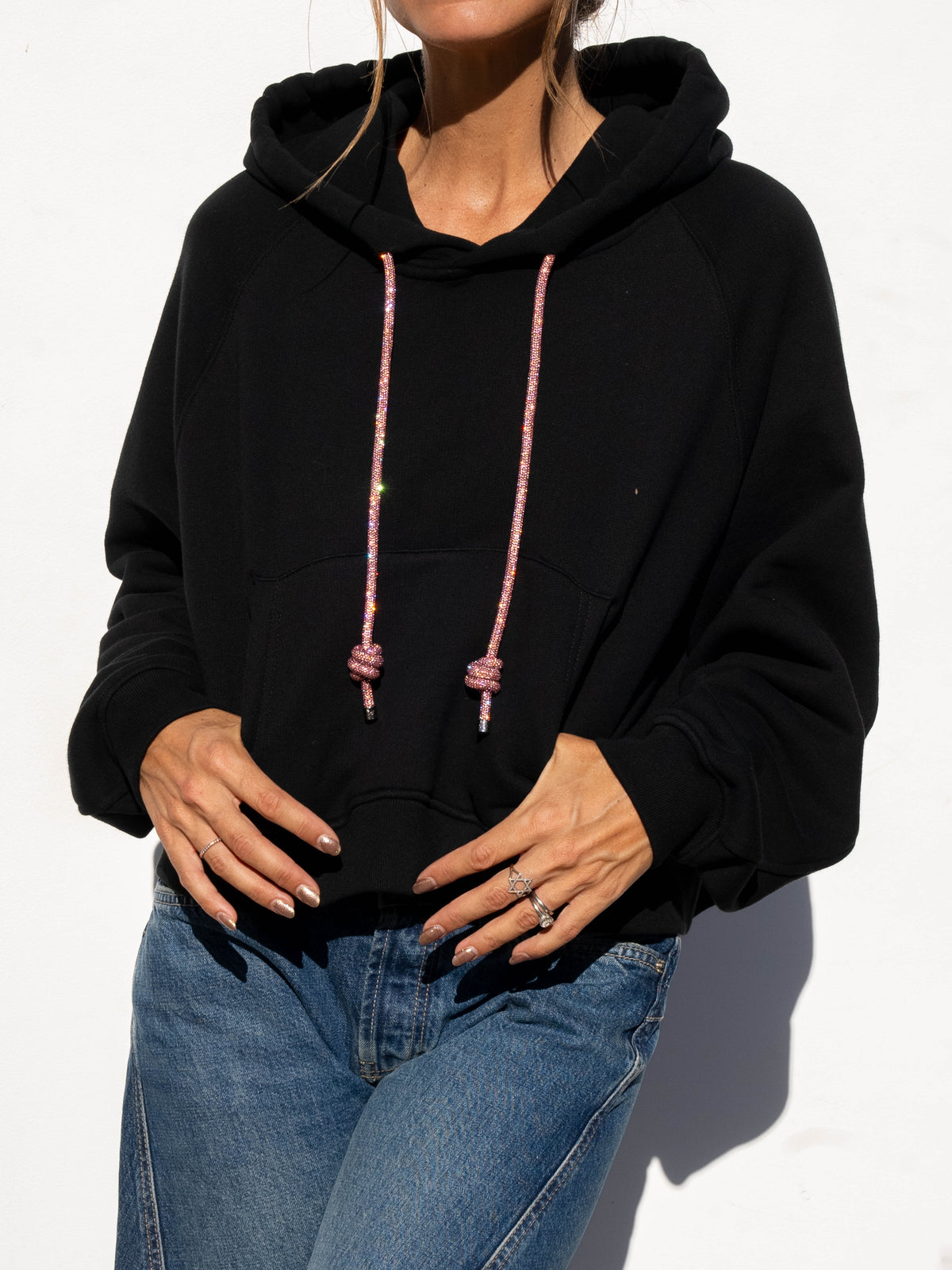 LOOP Strings Hoodie - Black