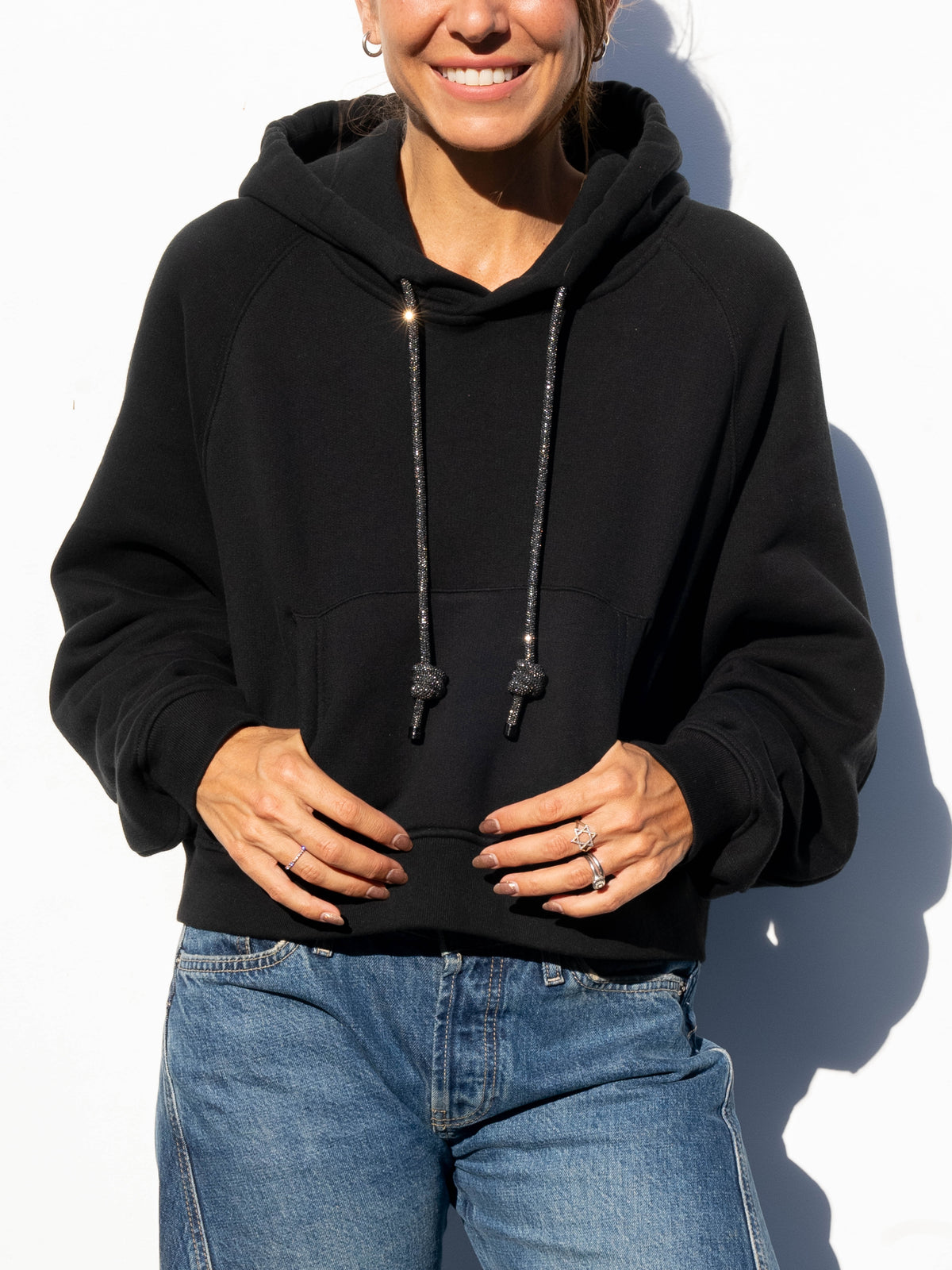 LOOP Strings Hoodie - Black