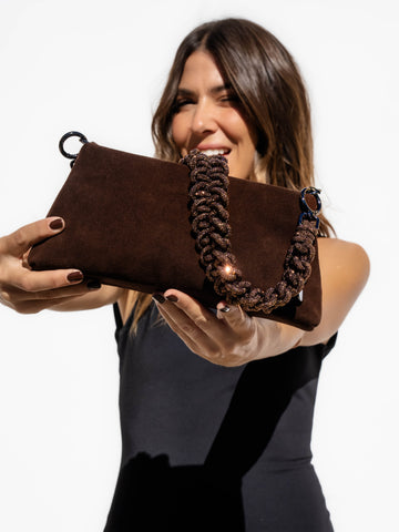 LACE STRAP - Chocolate