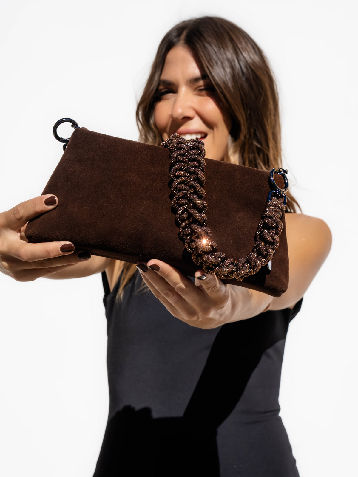 LACE STRAP - Chocolate