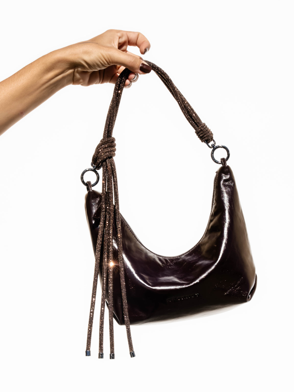 Hezi Leather Shoulder Bag - Espresso