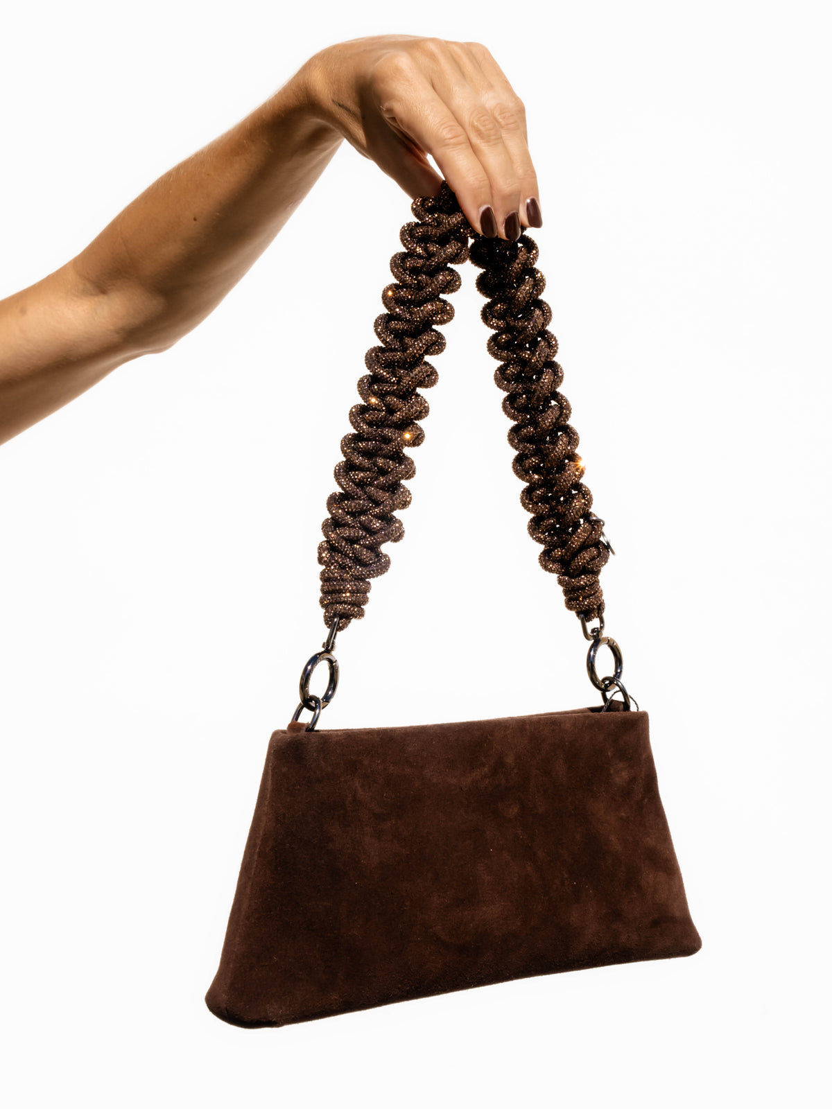 DUO Bag  - Chocolate Suede