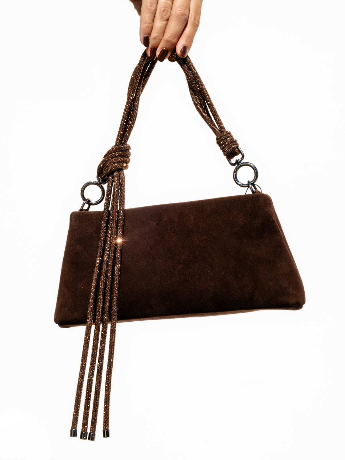 DUO Bag  - Chocolate Suede