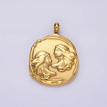 ZODIAC Carabiner Necklace - Crystal
