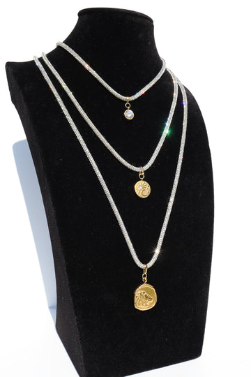 Zodiac Trio Necklace - Interchangeable Charm Clasps
