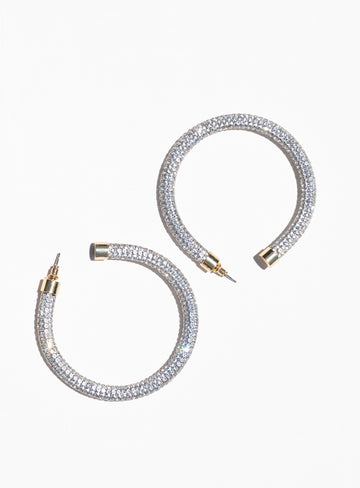 Magnum Hoops - Crystal