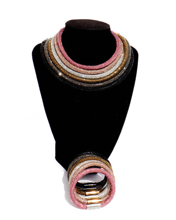 Rhinestone Rope Bracelet - 6x Bundle