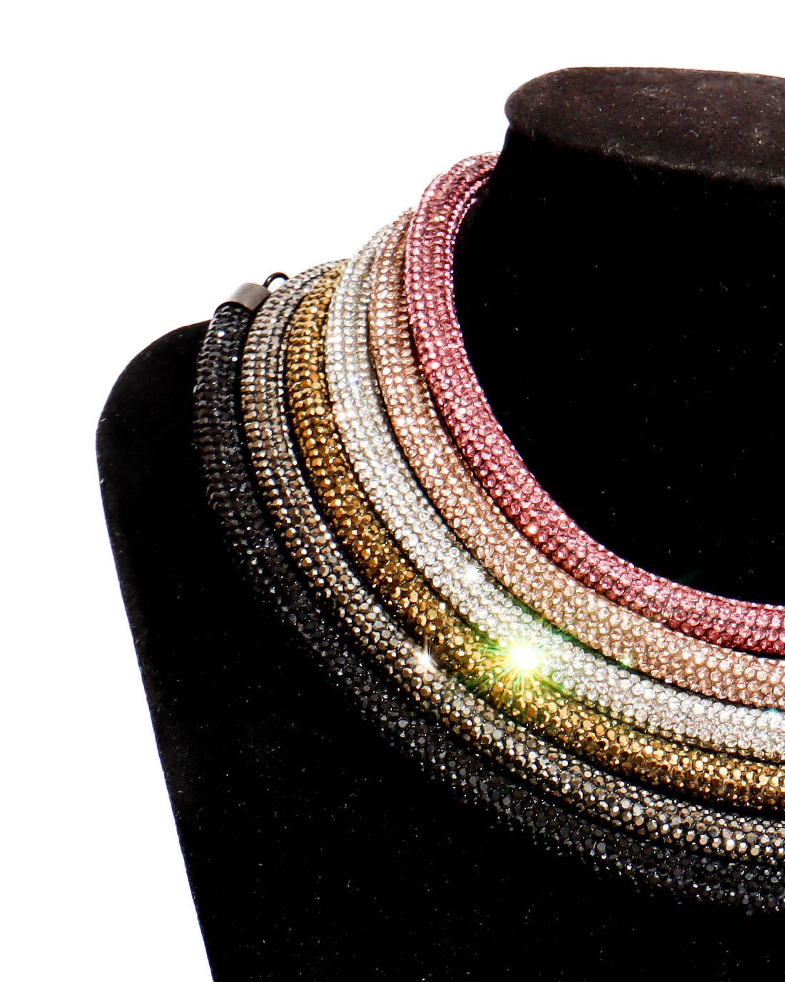 Rhinestone Rope Necklace - 6x Bundle