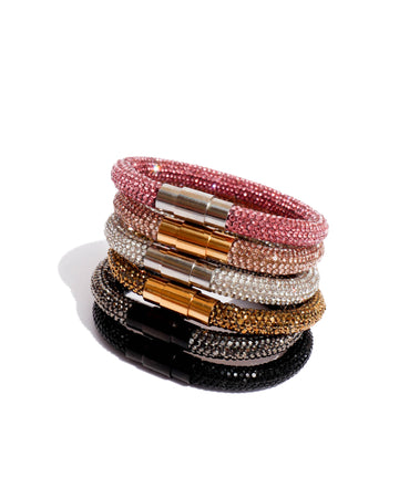 Rhinestone Rope Bracelet - 6x Bundle
