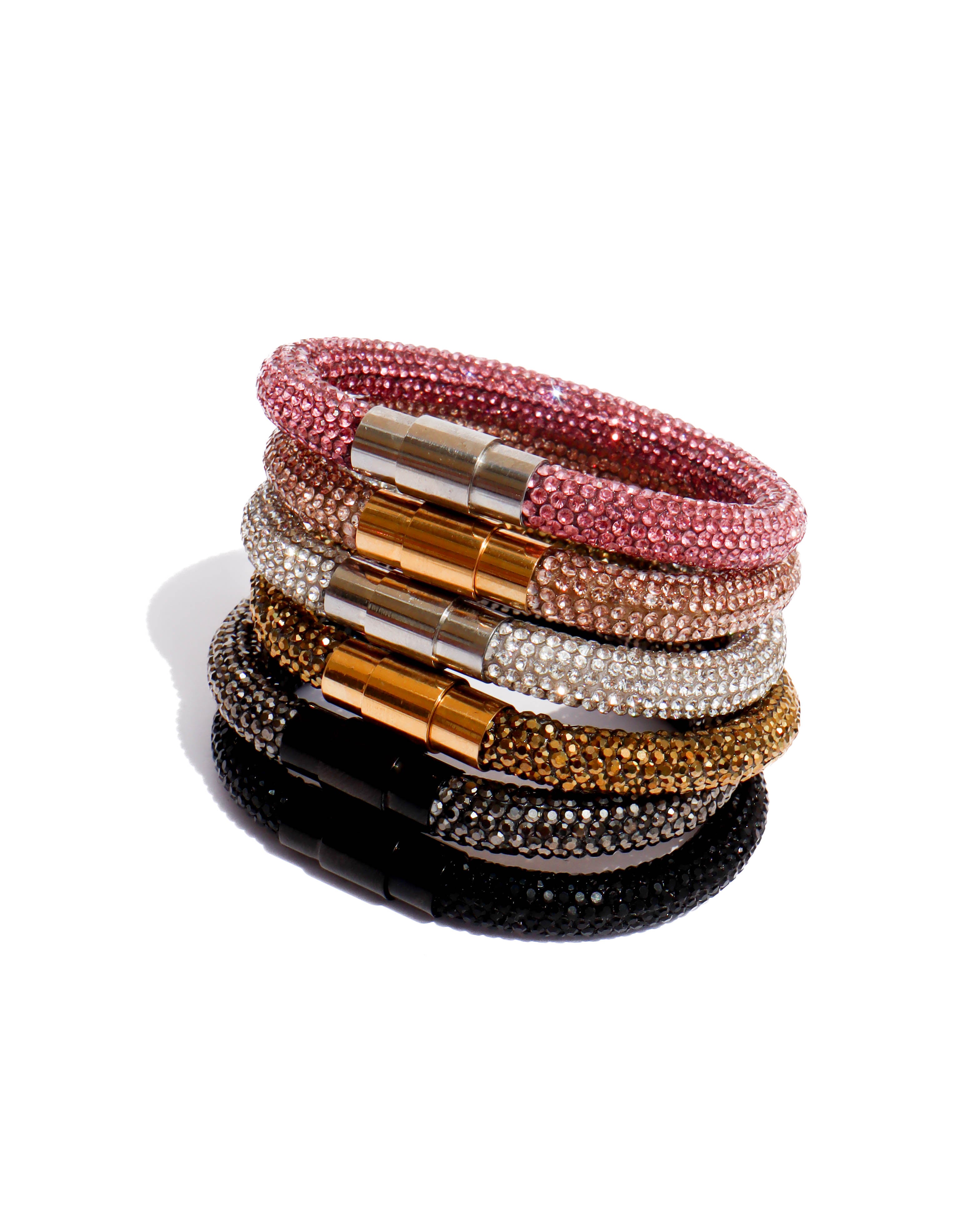 Rhinestone Rope Bracelet - 6x Bundle