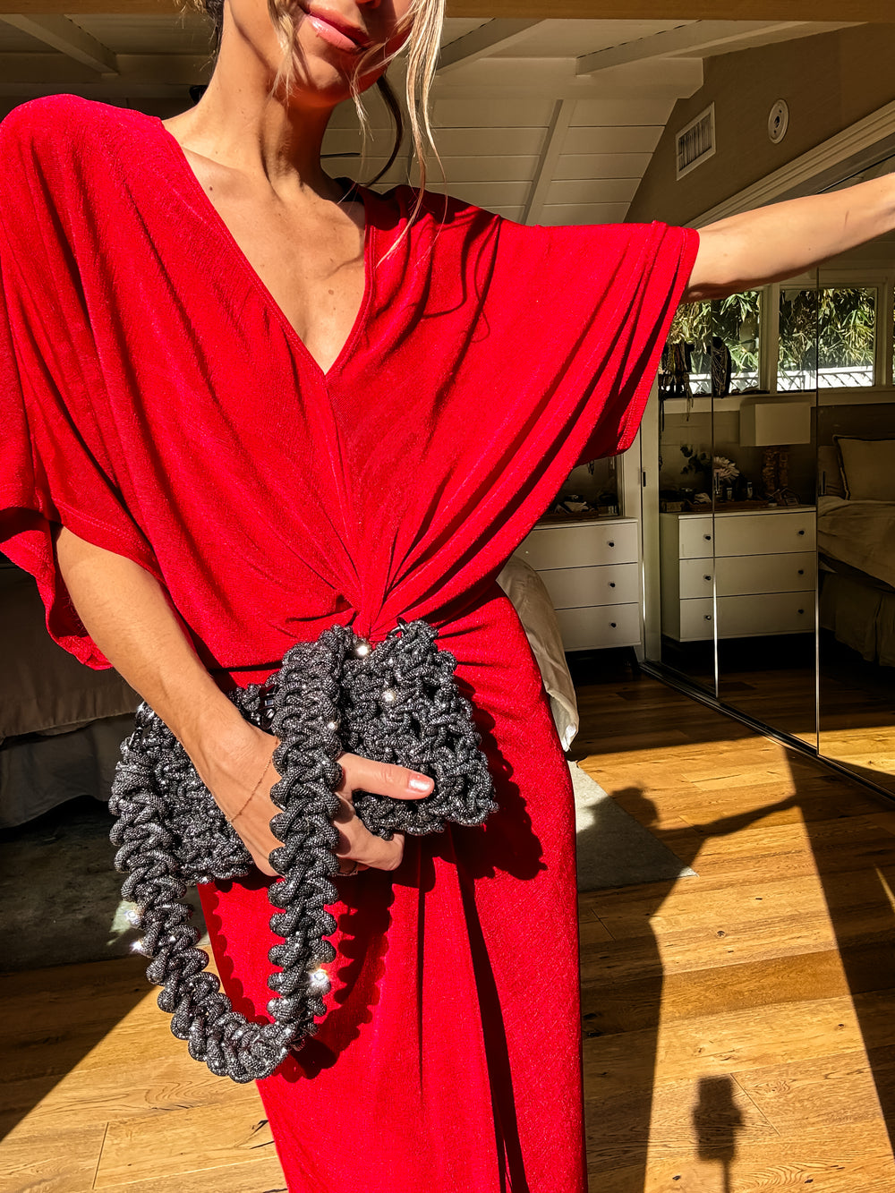 Eden 2-in-1 Clutch - Gunmetal