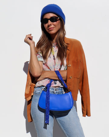 DALIA Underarm Bag - Cobalt Blue