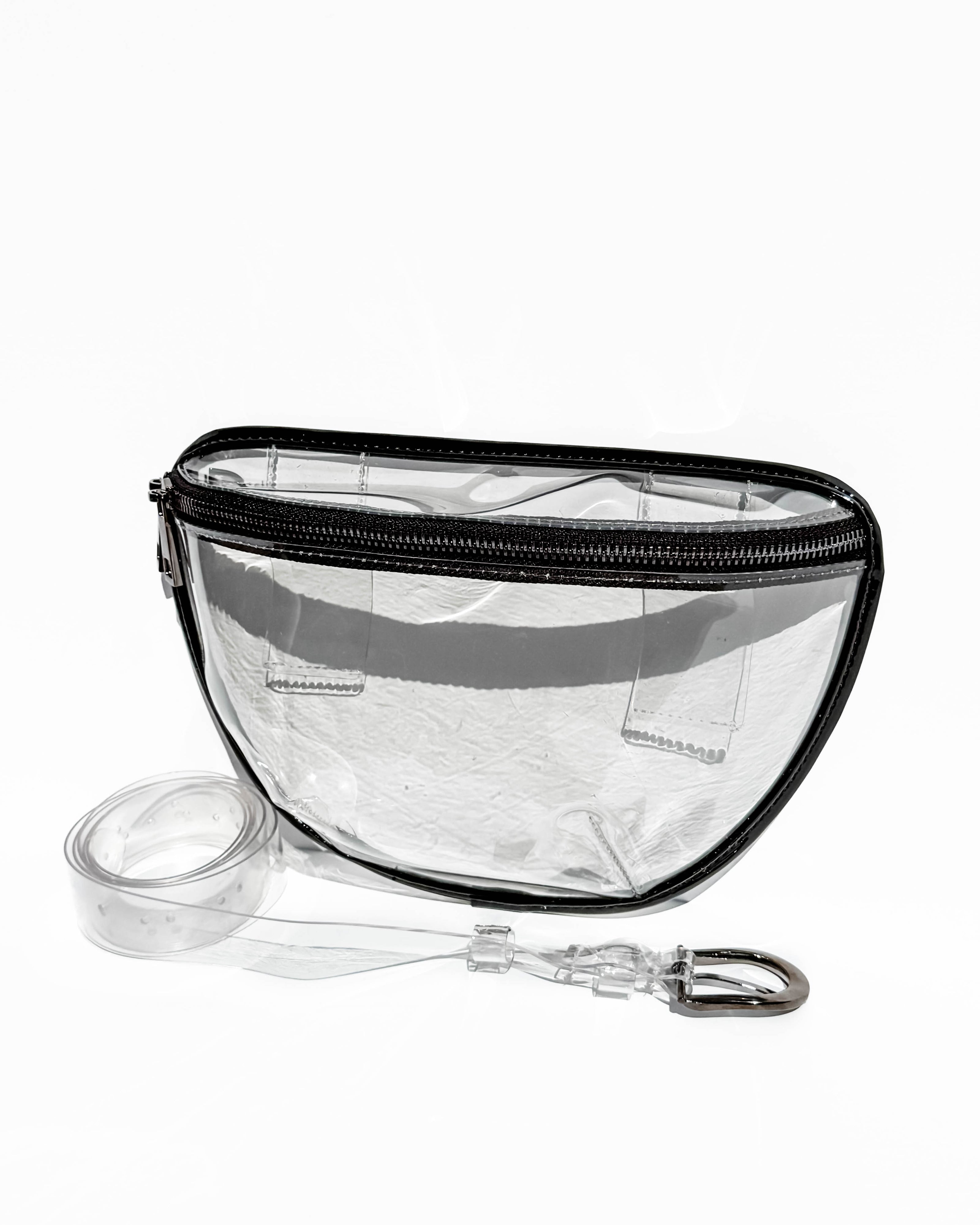 Infinity Belt Bag - Clear / Black