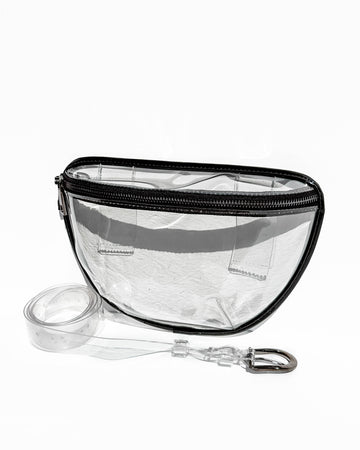 Infinity Belt Bag - Clear / Black