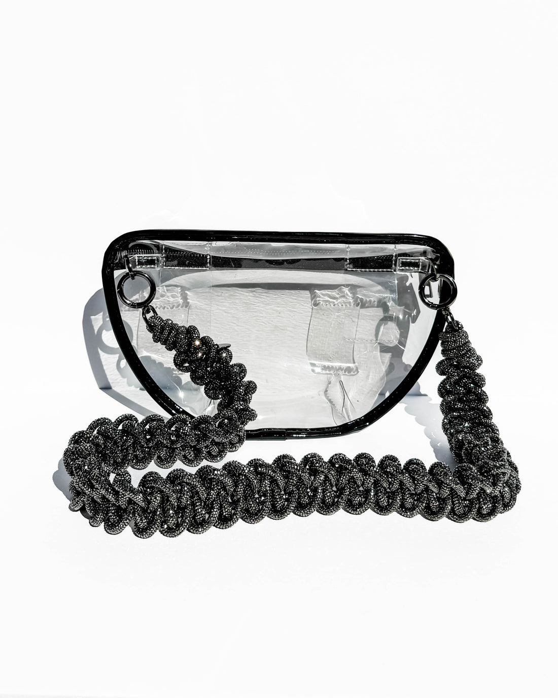 Infinity Belt Bag - Clear / Black