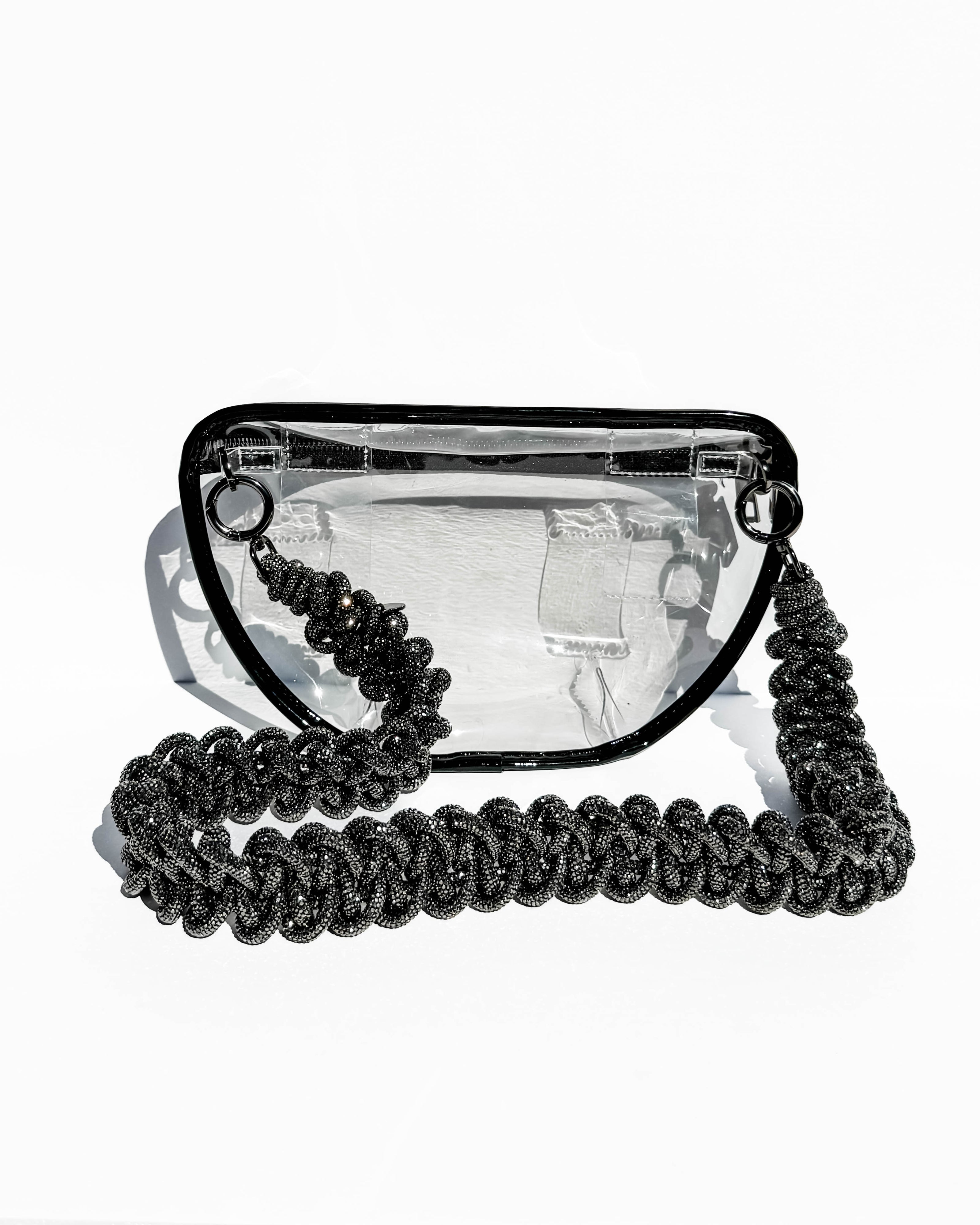 Infinity Belt Bag - Clear / Black