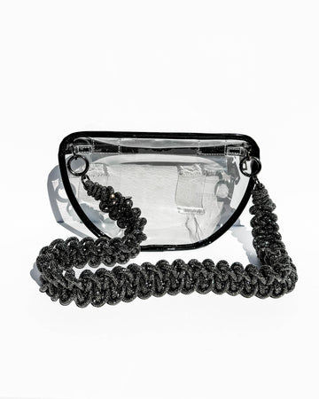 Infinity Belt Bag - Clear / Black