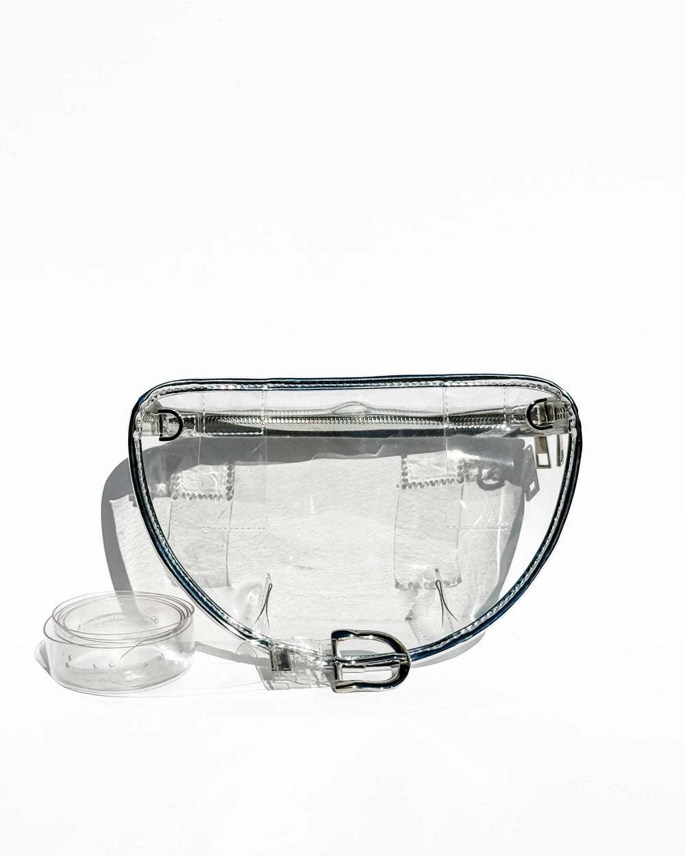 Infinity Belt Bag - Clear / Chrome