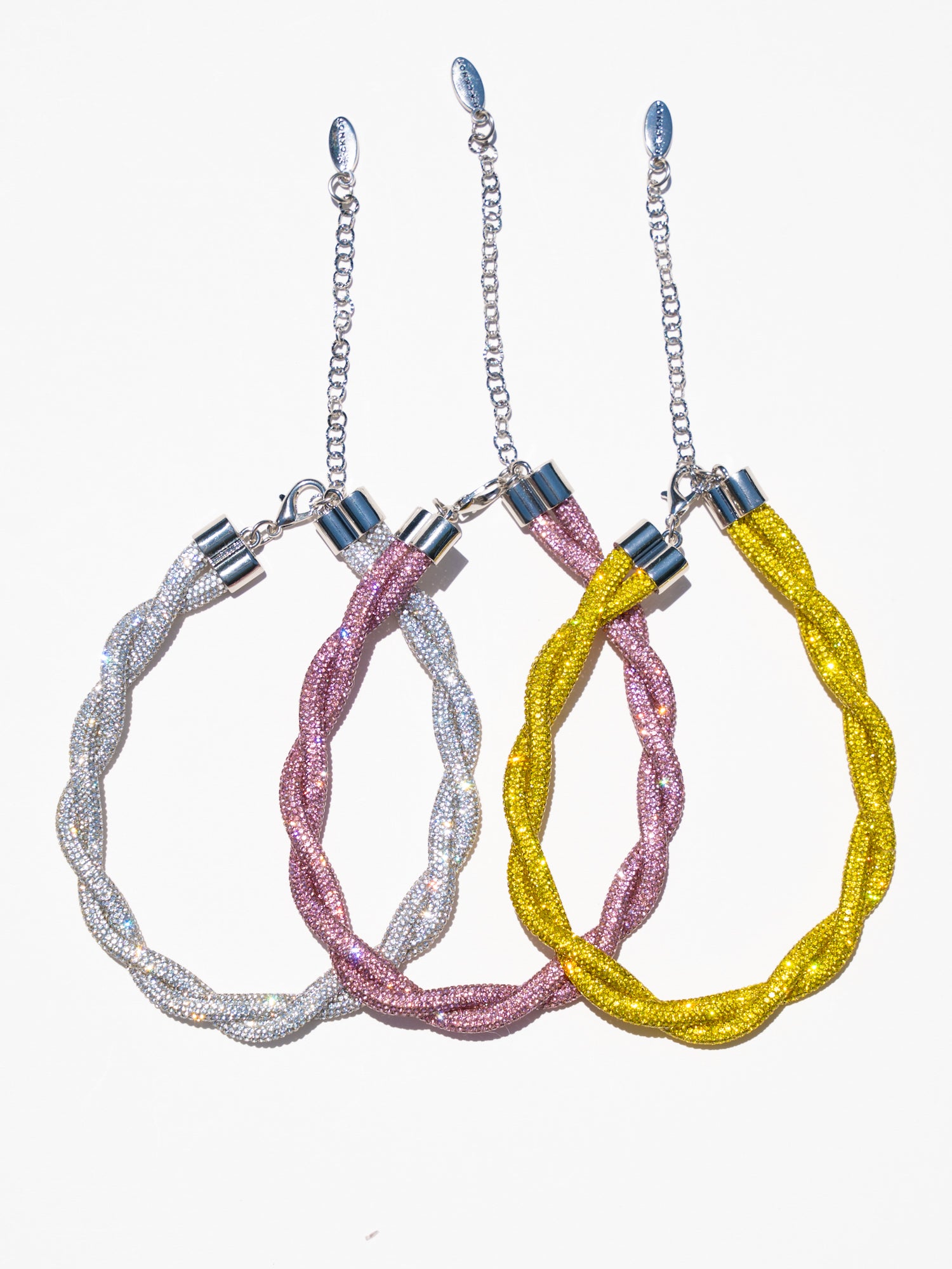 The Twist Necklace - Crystal
