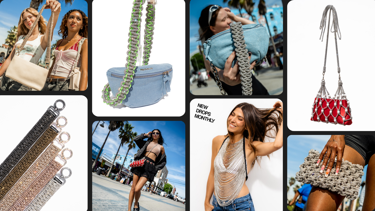 ROCKNOT | Rhinestone Purse Straps, Handbags & Statement Accessories