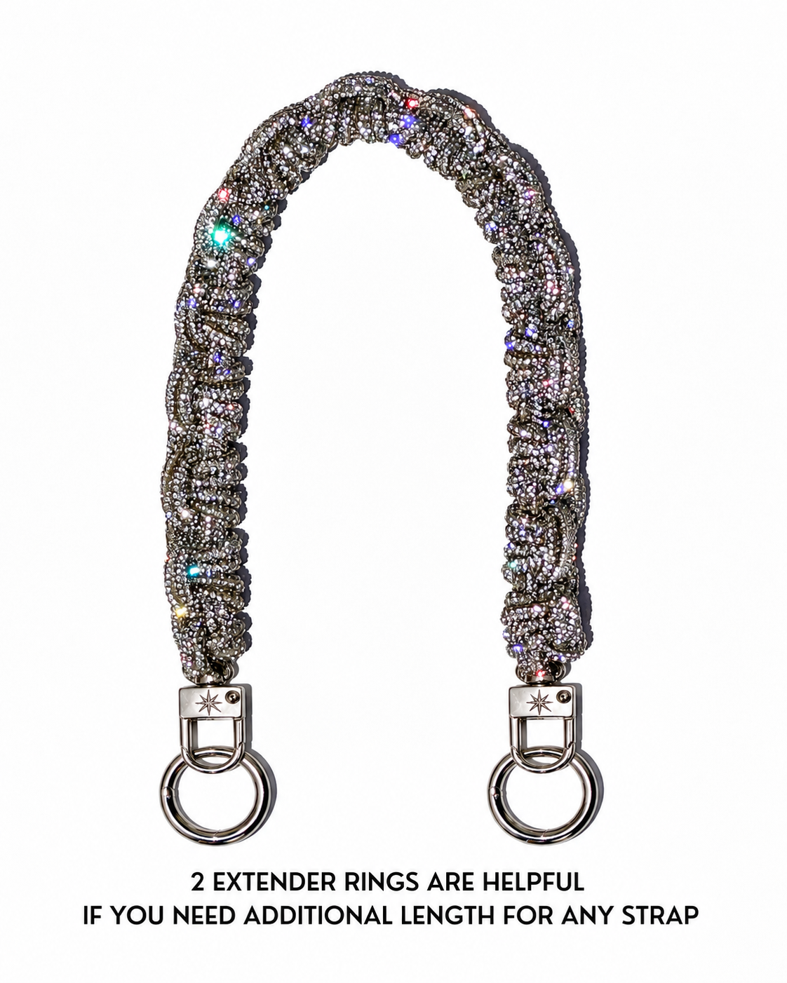 PETITE CROWN Wristlet / Necklace - Crystal