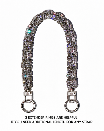 PETITE CROWN Wristlet / Necklace - Champagne Bubbles
