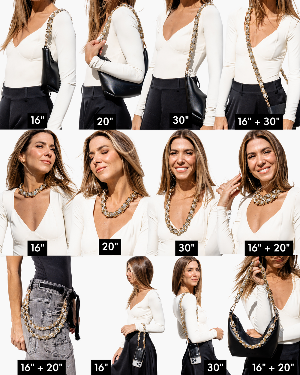 LINK STRAP / NECKLACE - Petite Gold