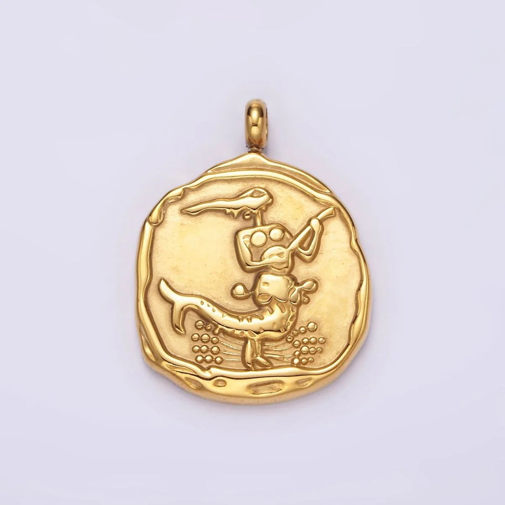 Zodiac Trio Necklace - Interchangeable Charm Clasps