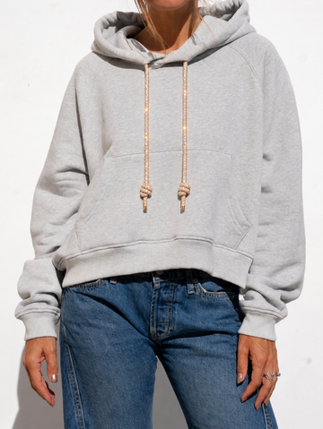 LOOP Strings Hoodie - Heather Grey