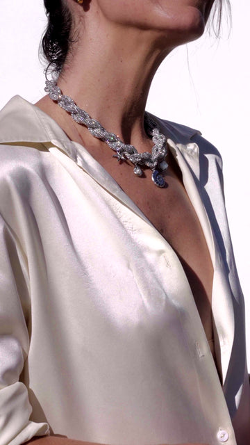 OREA Charm Necklace - Silver