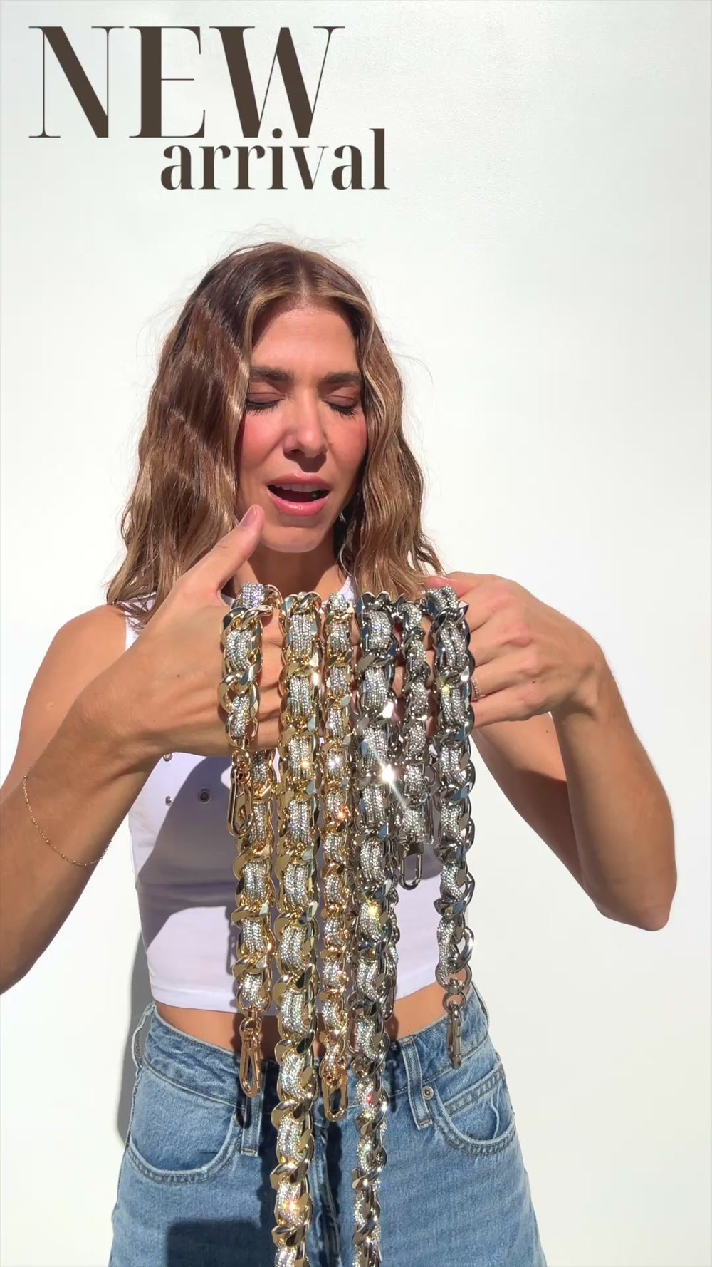 LINK STRAP / NECKLACE - Petite Gold