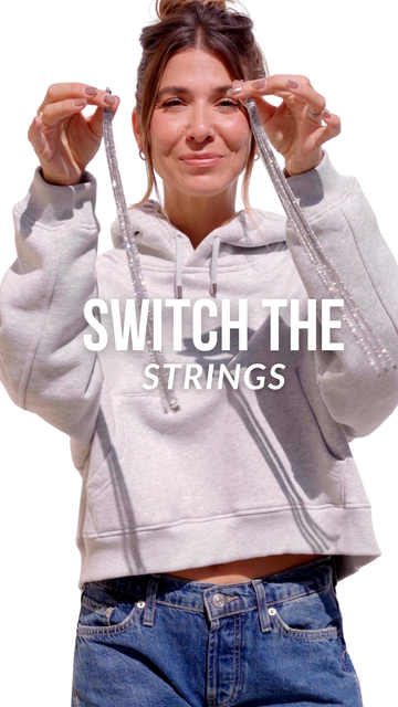LOOP Strings Hoodie - Heather Grey