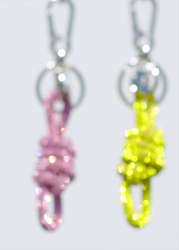 Chubby Knot Keychain - Pink Sugar